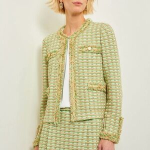 Misook Open Front Tweed Jacket
